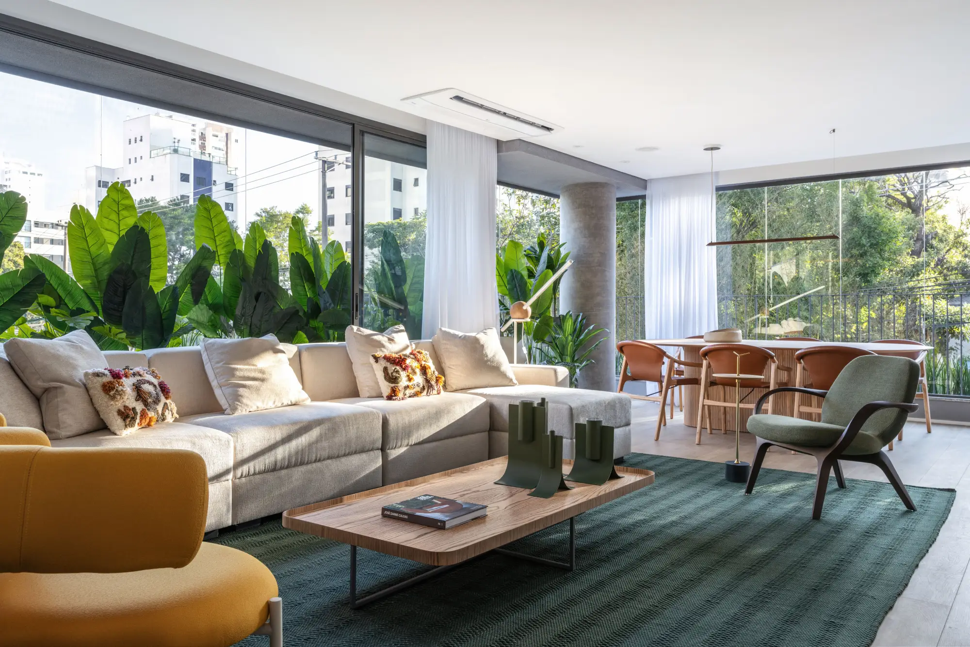 Interior do apartamento Leaf Loefgren – Todos Arquitetura Vila Clementino São Paulo