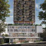 Fachada do Oscar 2525 Idea!Zarvos vista da Rua Rubião Junior – Pinheiros SP