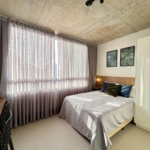 Studio mobiliado Vitacon Vila Mariana – espaço principal 18,9m² para locação temporada