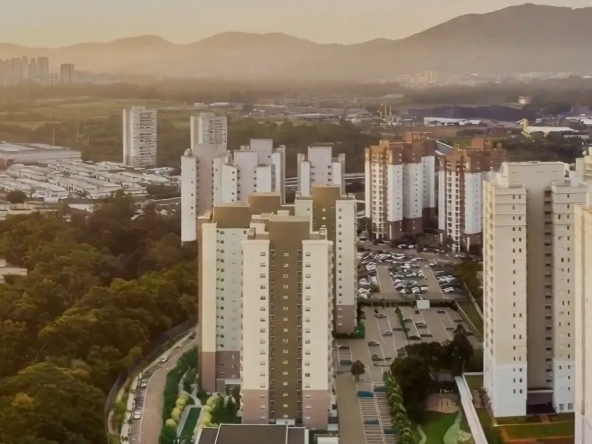 Perspectiva aérea do Helbor Ipoema César de Souza Mogi das Cruzes