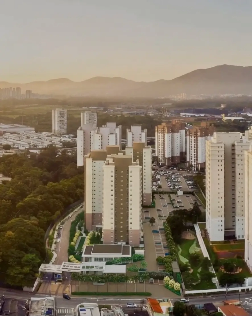 Perspectiva aérea do Helbor Ipoema César de Souza Mogi das Cruzes