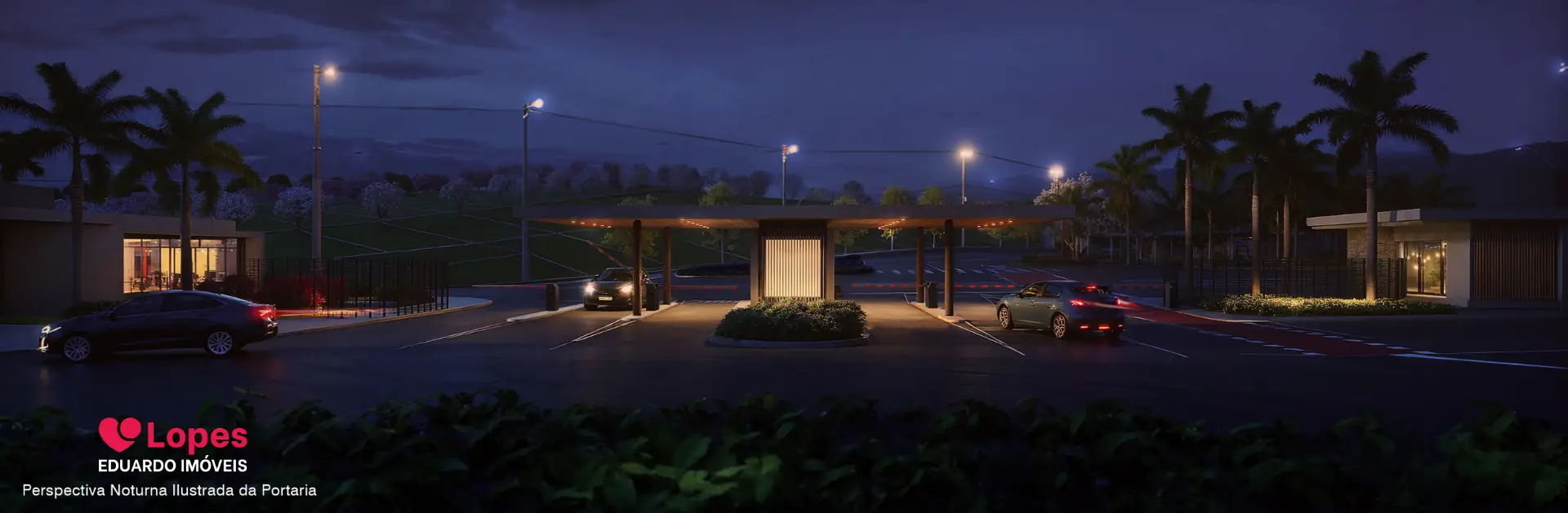 Portaria noturna com controle de acesso 24h do Origem Mogi Aruã