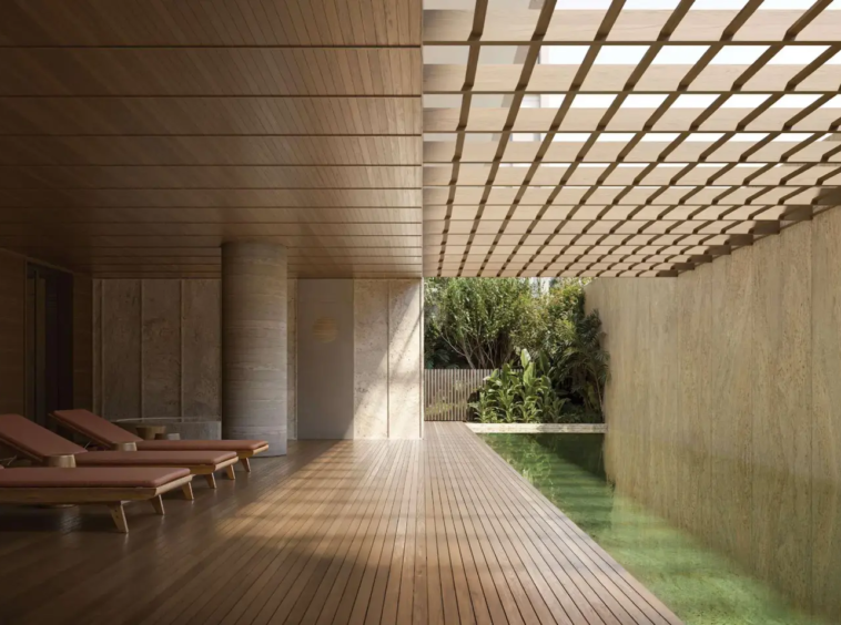 Piscina do CLARA-Jardins -Apartamento-de-Luxo-LIV-Kopstein-Bernardes-Arquitetura