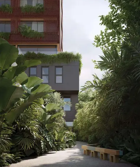 Bosque e jardim de contemplação do CLARA – Bernardes Arquitetura Jardins São Paulo