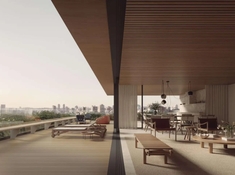 Living Garden do CLARA-Jardins -Apartamento-de-Luxo-LIV-Kopstein-Bernardes-Arquitetura