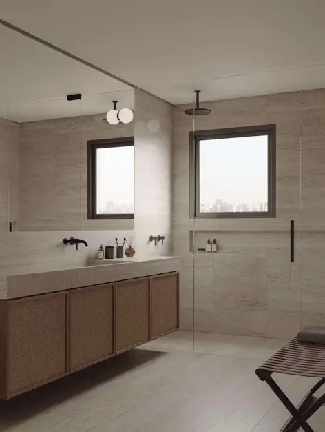 Banho Master do CLARA-Jardins -Apartamento-de-Luxo-LIV-Kopstein-Bernardes-Arquitetura