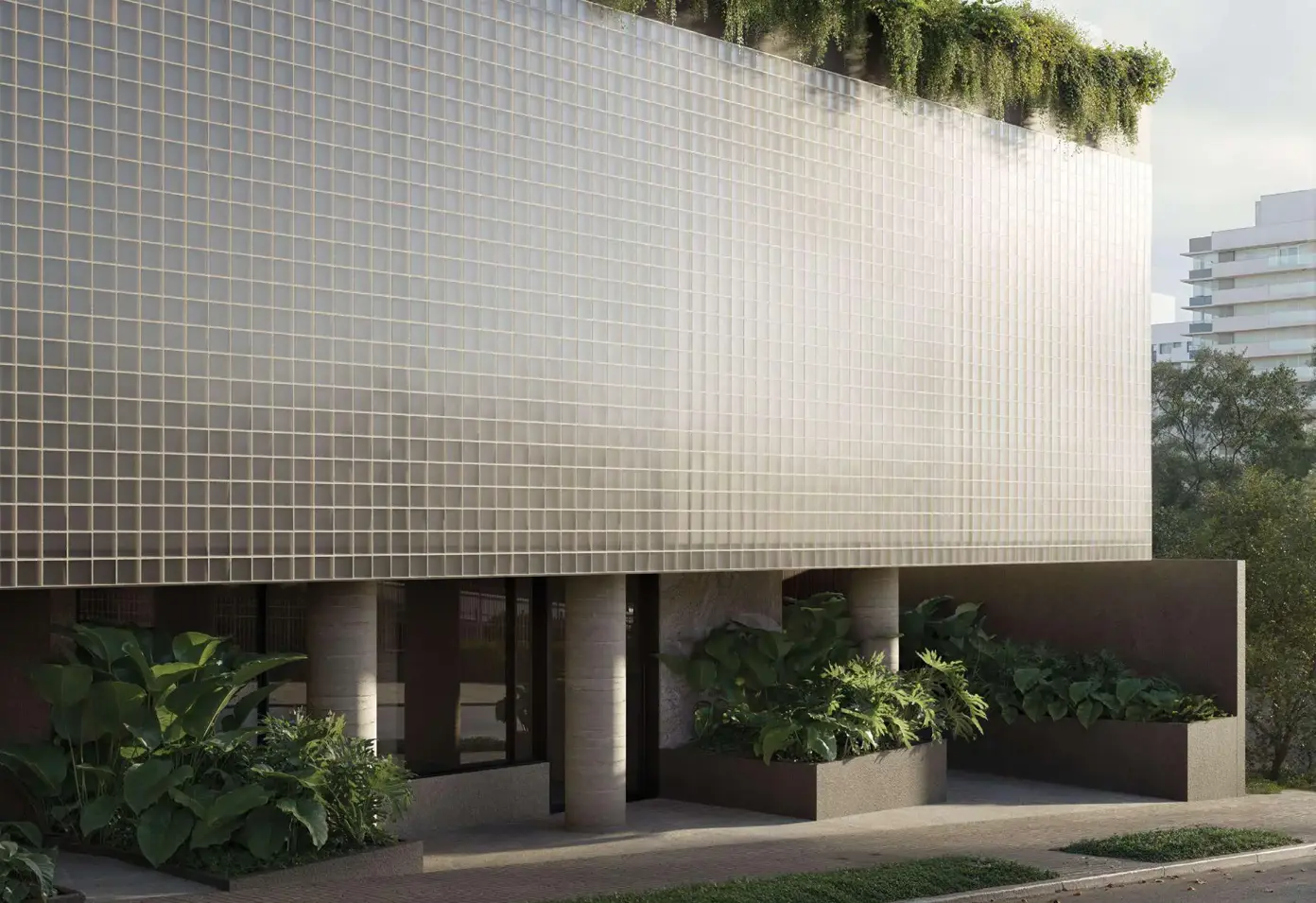 Acesso do CLARA-Jardins-–-Apartamento-de-Luxo-LIV-Kopstein-Bernardes-Arquitetura