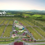 Imagem aérea do Loteamento Paradise Gardens em Mogi das Cruzes