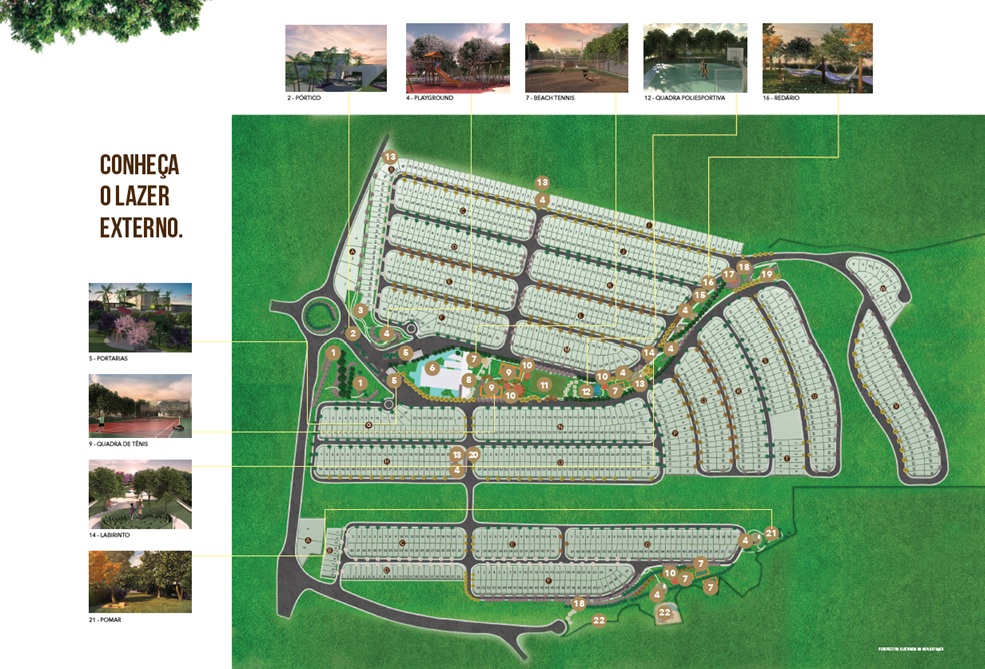 Implantaçao do Loteamento Paradise Gardens em Mogi das Cruzes