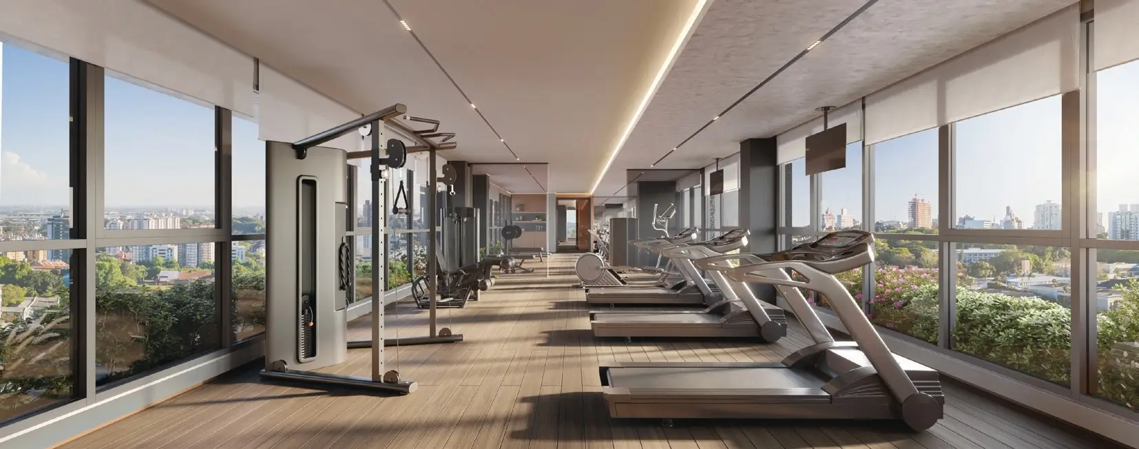 Gym Space 200m² do 1800 Oscar Pinheiros Benx – academia Andrade Morettin Pinheiros