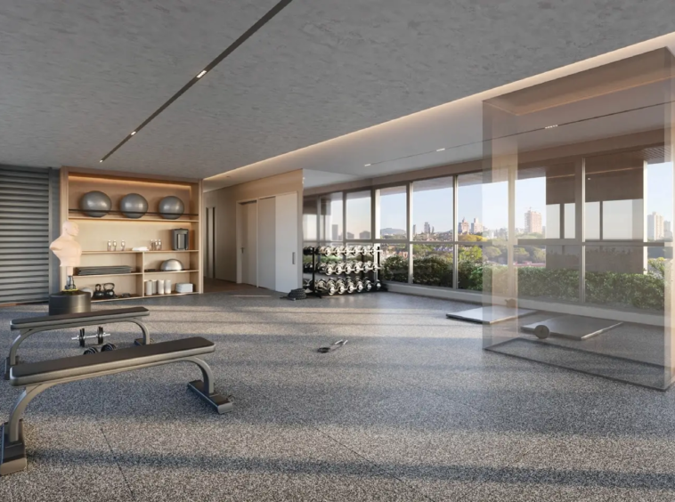 Gym Space 200m² do 1800 Oscar Pinheiros Benx – academia Andrade Morettin Pinheiros