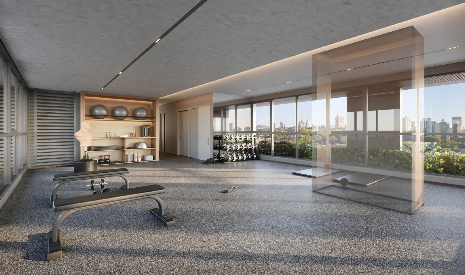 Gym Space 200m² do 1800 Oscar Pinheiros Benx – academia Andrade Morettin Pinheiros