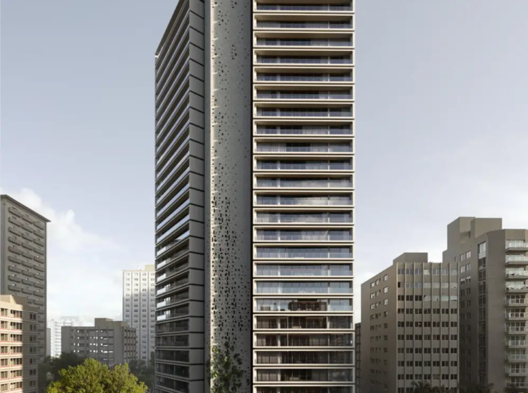Fachada diurna do Enora Jardins – Rua Padre João Manuel 359, Jardins, São Paulo