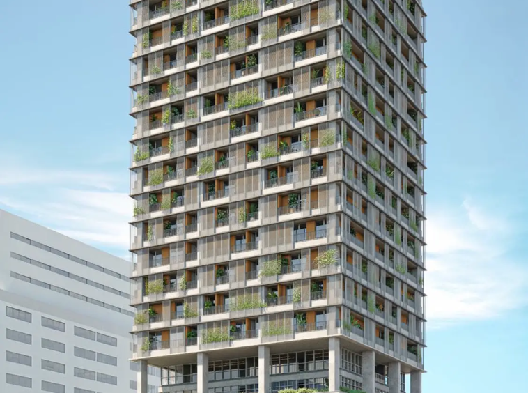 Fachada do Lumi Idea!Zarvos – Andrade Morettin Arquitetos Alameda Franca 1538 Jardins