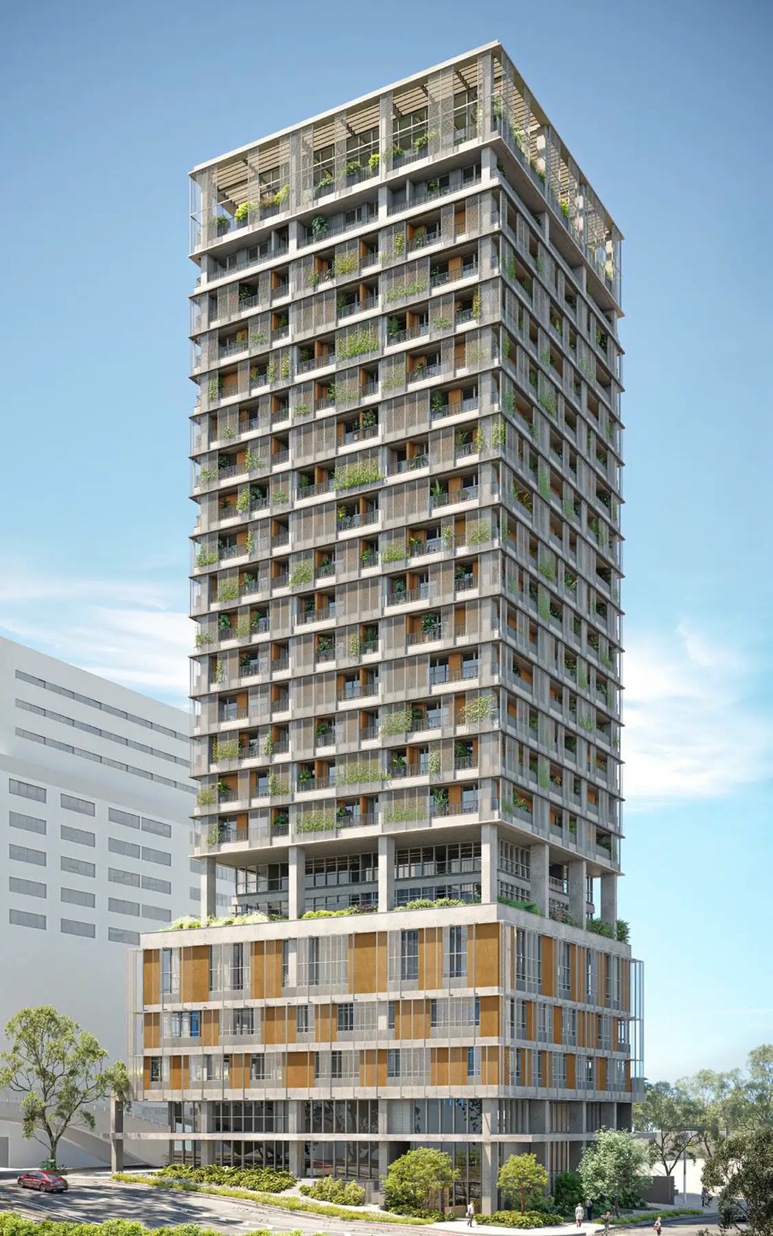 Fachada do Lumi Idea!Zarvos – Andrade Morettin Arquitetos Alameda Franca 1538 Jardins