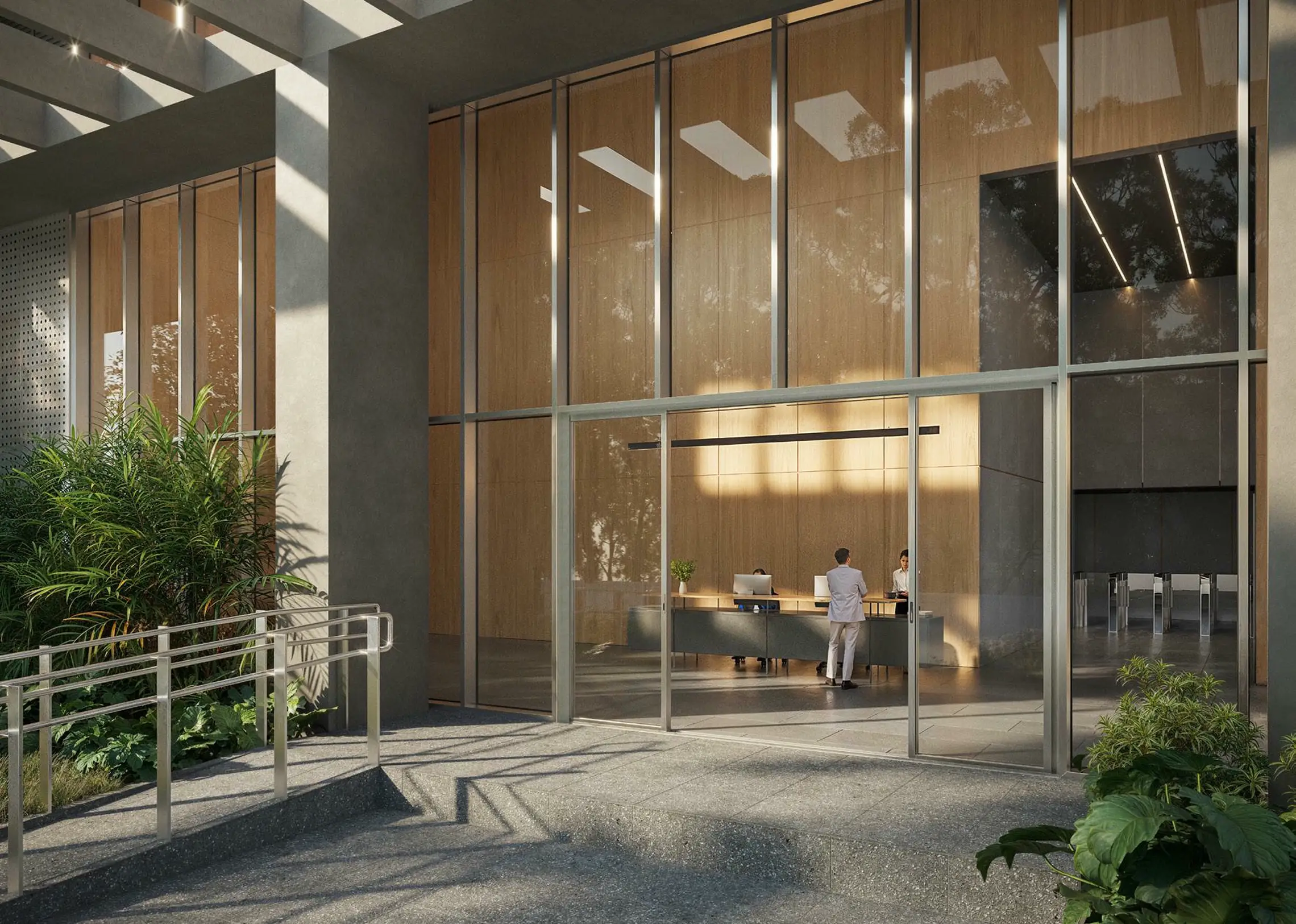 Lobby do Lumi Idea!Zarvos – hall consultórios médicos Jardins São Paulo