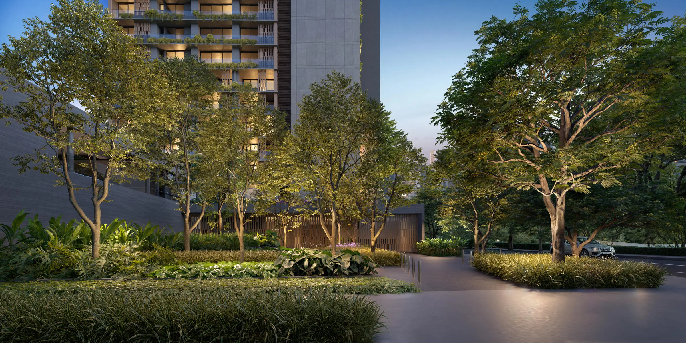 Praça de convivência do Altitude Jardins – Soma Arquitetos paisagismo Jardins