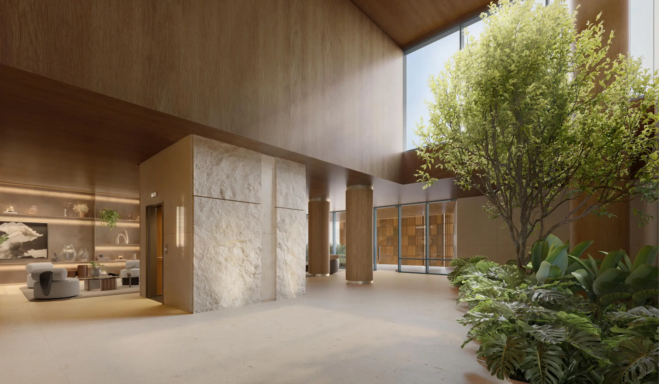 Lobby do Altitude Jardins por Artefacto – Anastassiadis Artefacto Jardins SP