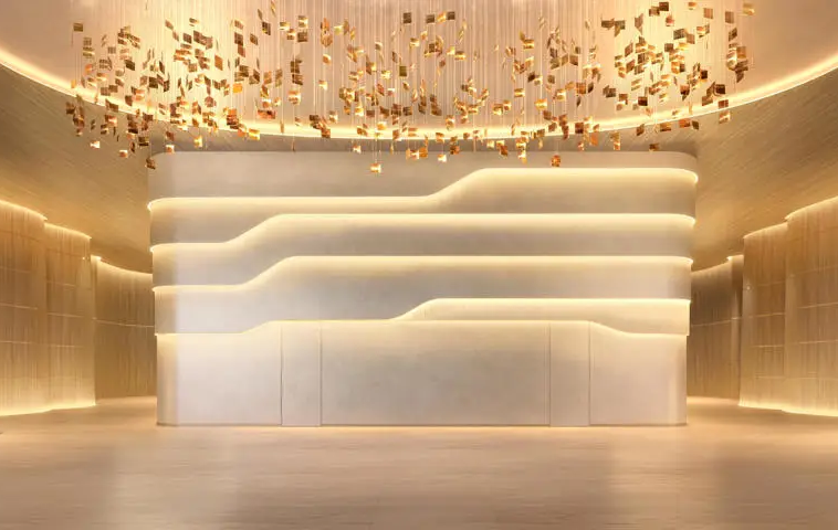 Lobby residencial do Epic Jardim Europa – hall Pininfarina Cyrela Pinheiros SP