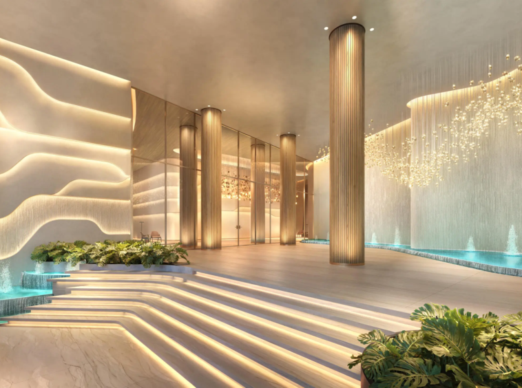 Segundo lobby residencial do Epic Jardim Europa – Pininfarina Cyrela Pinheiros