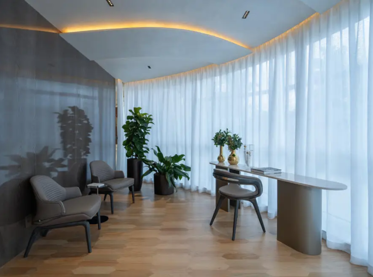 Suíte master do decorado Epic Jardim Europa – 4 suítes Cyrela Jardim Europa SP