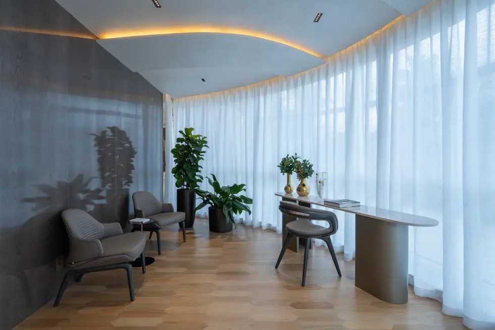 Suíte master do decorado Epic Jardim Europa – 4 suítes Cyrela Jardim Europa SP