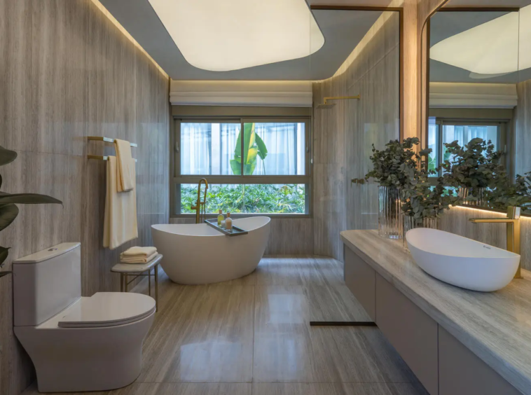 Banho da suite master do Epic Jardim Europa – apartamento 339m² a 637m² Cyrela Pinheiros