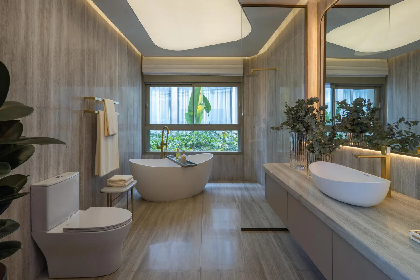 Banho da suite master do Epic Jardim Europa – apartamento 339m² a 637m² Cyrela Pinheiros