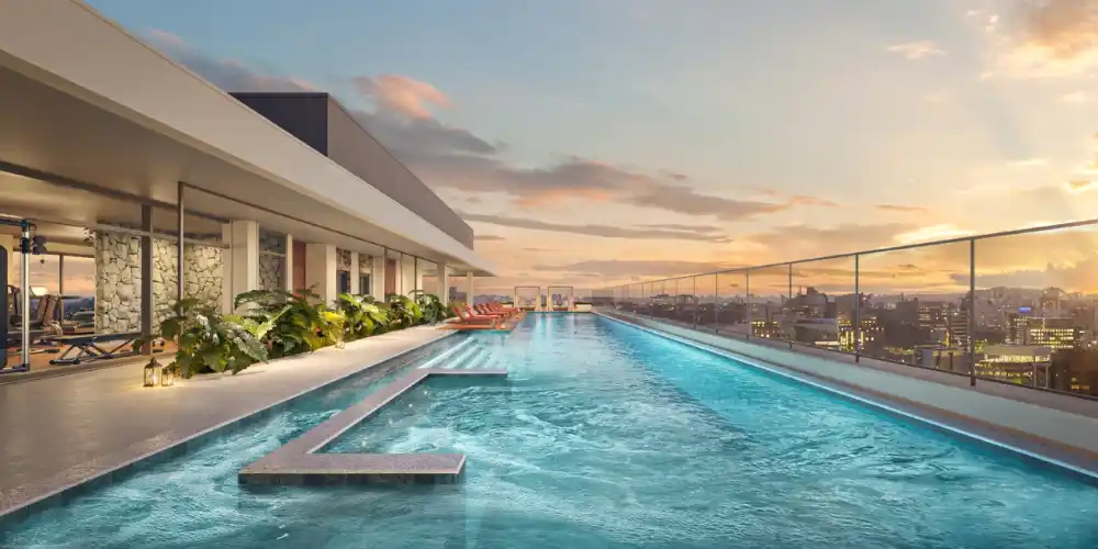 piscina no alma pinheiros da SKR