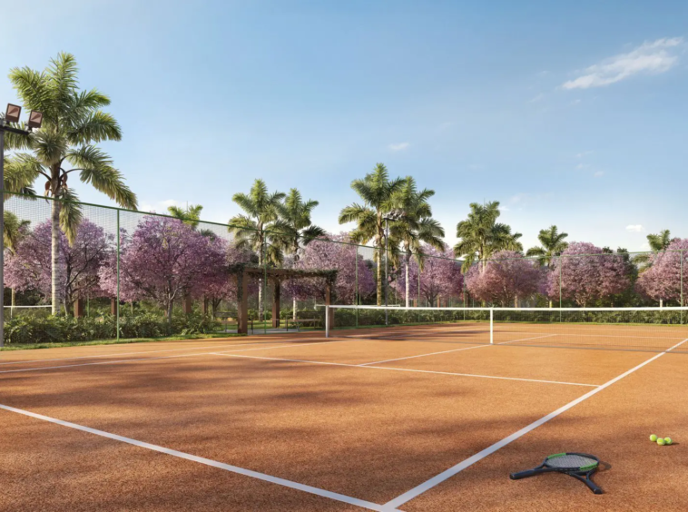 quadra de tenis do Fazenda Itapety Helbor – Serra do Itapeti Mogi das Cruzes SP
